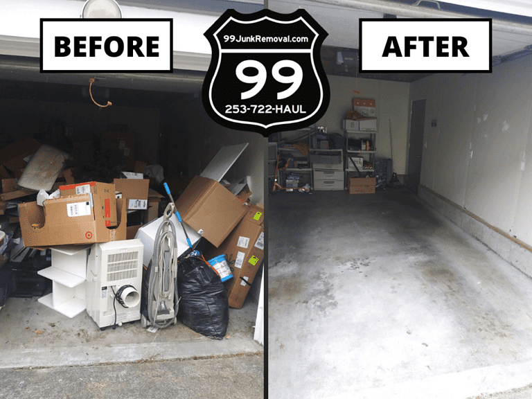 Time to Tackle Your Garage with 99 Junk Removal