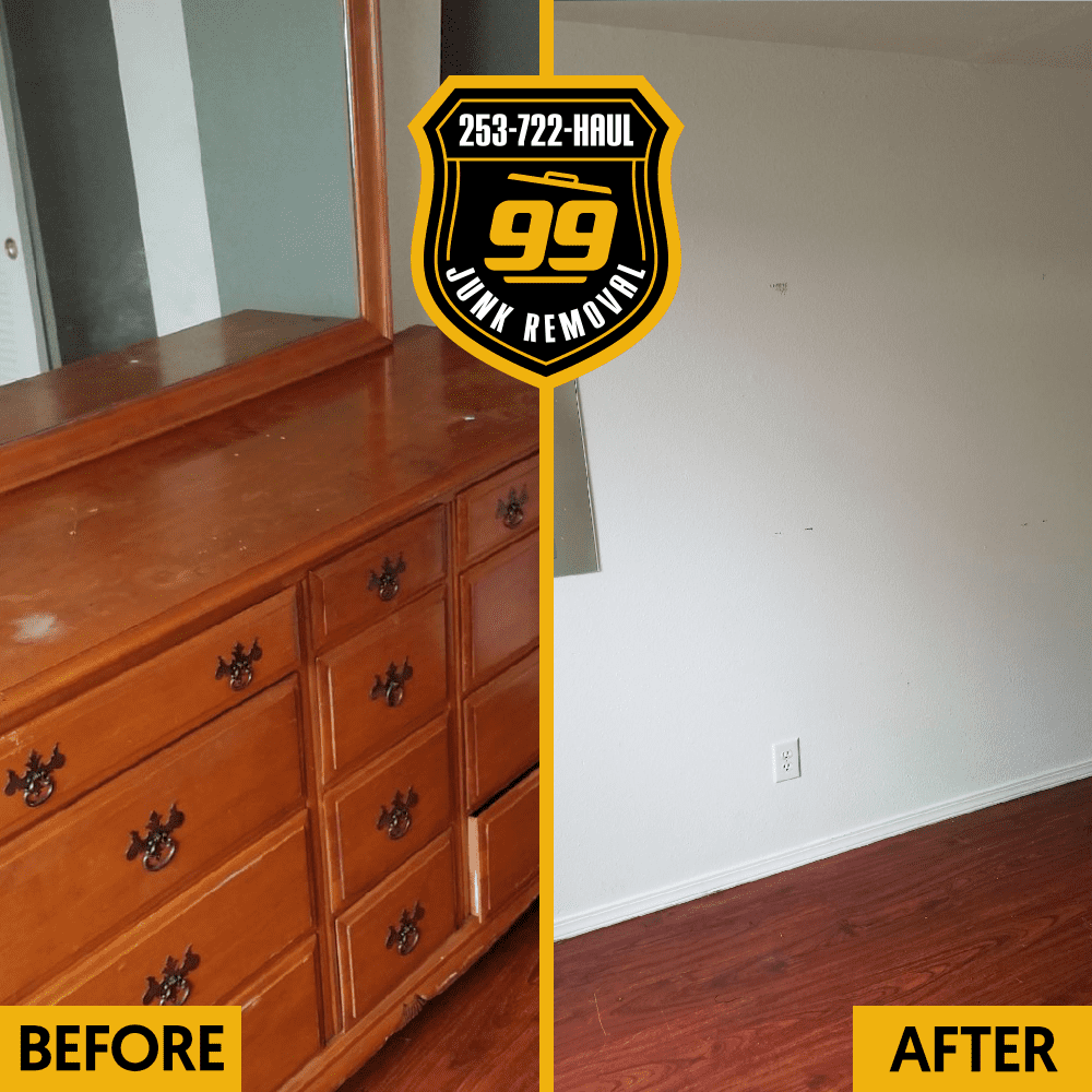 Furniture Removal 99 Junk Removal Before and After