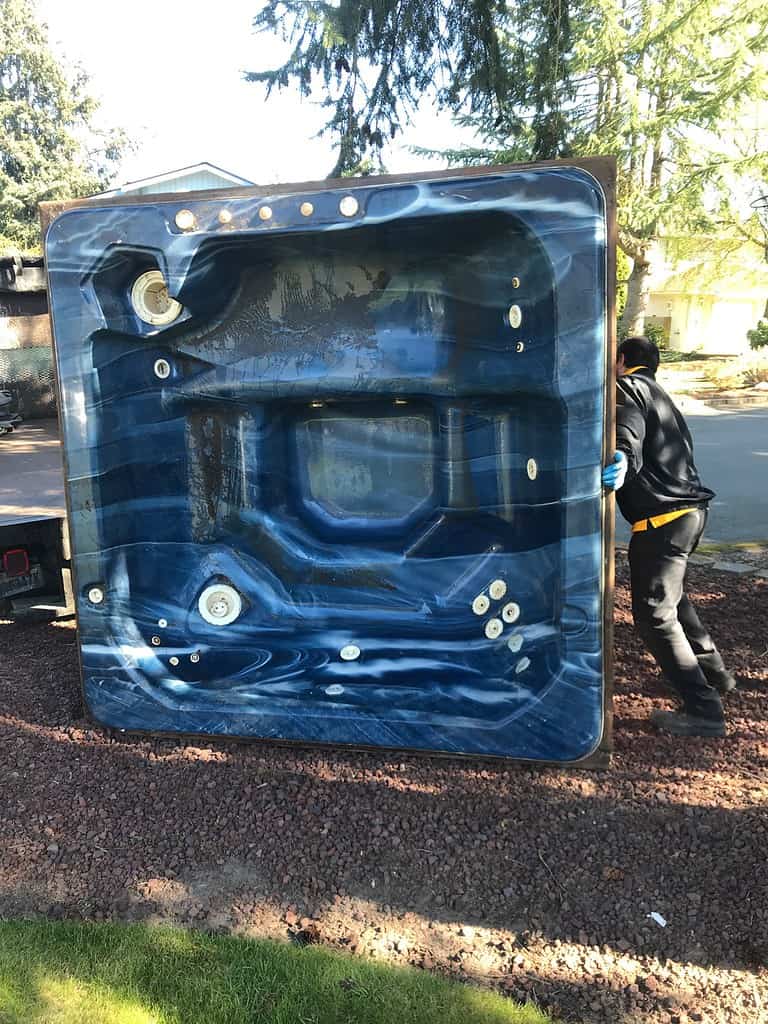 junk b gone jacuzzi hot tub removal seattle