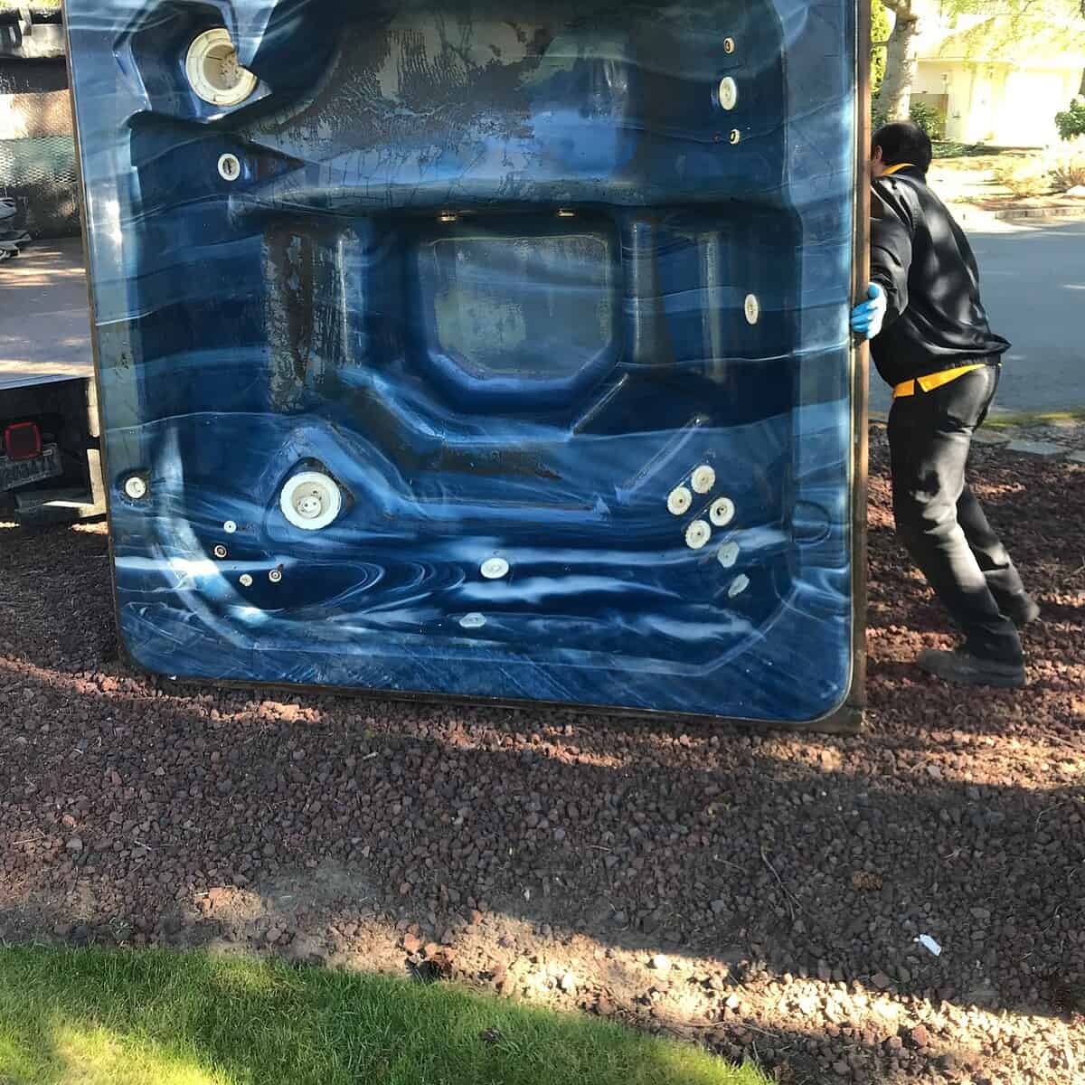 junk b gone jacuzzi hot tub removal seattle